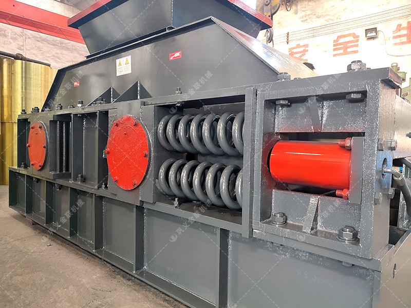 1200x800大型半自動(dòng)液壓對輥破碎機(jī)發(fā)貨 破碎石英石