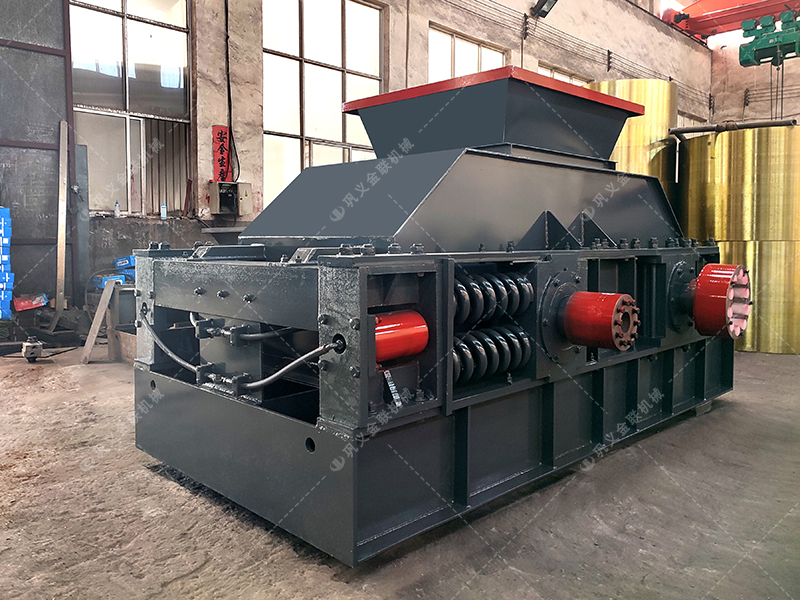 1200x800大型半自動(dòng)液壓對輥破碎機(jī)發(fā)貨 破碎石英石